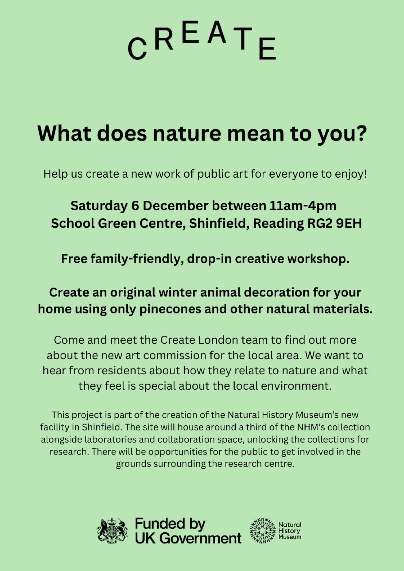 What does nature mean to you?, 6 December | Event in Wokingham | AllEvents