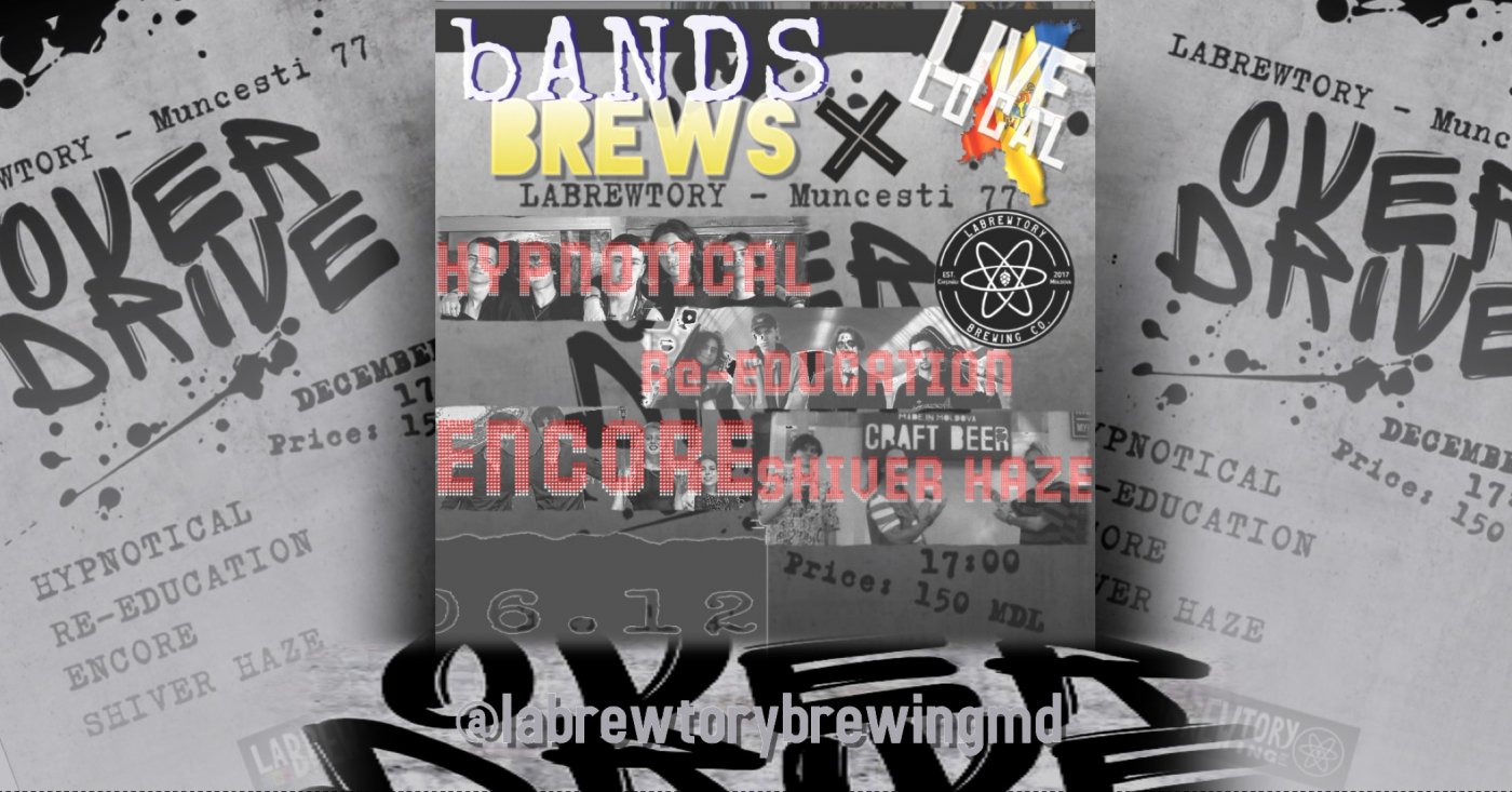 Bands x Brews, 6 December | Event in Chisinau | AllEvents