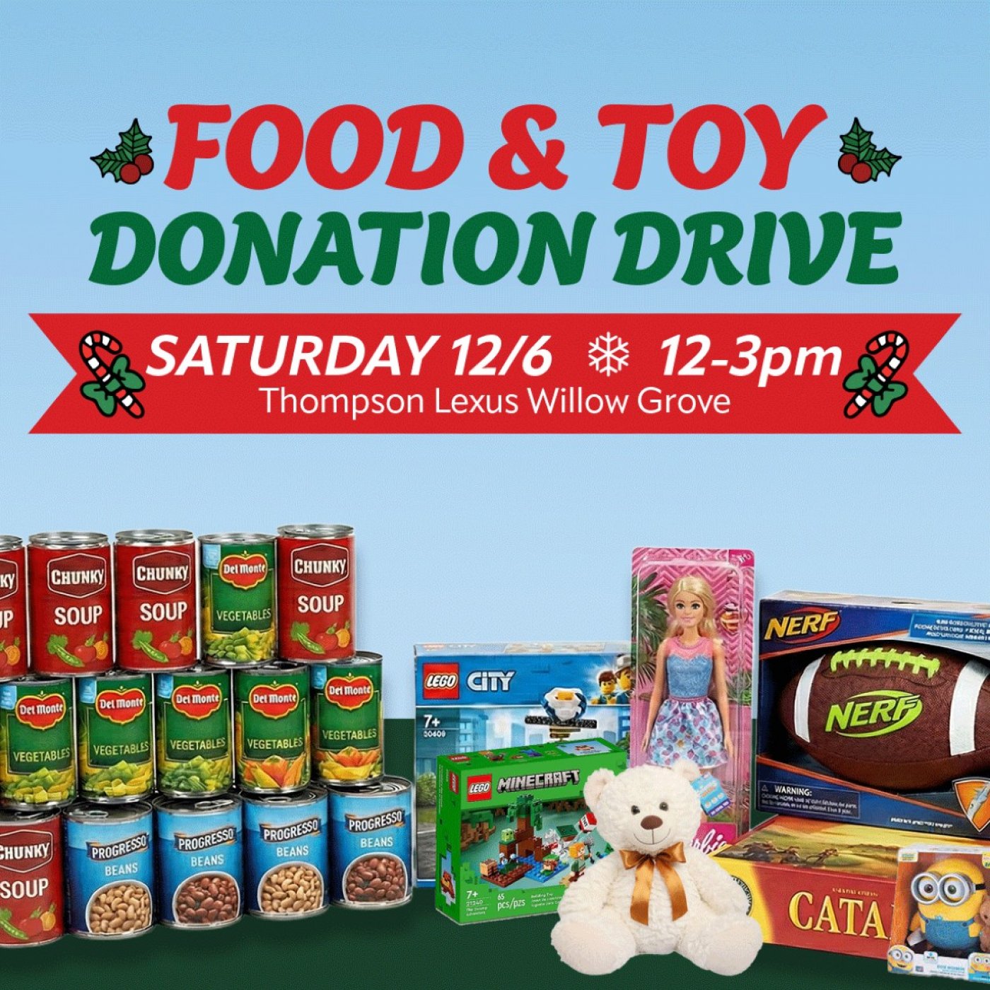 Food & Toy Donation Drive, 6 December | Event in Willow Grove | AllEvents