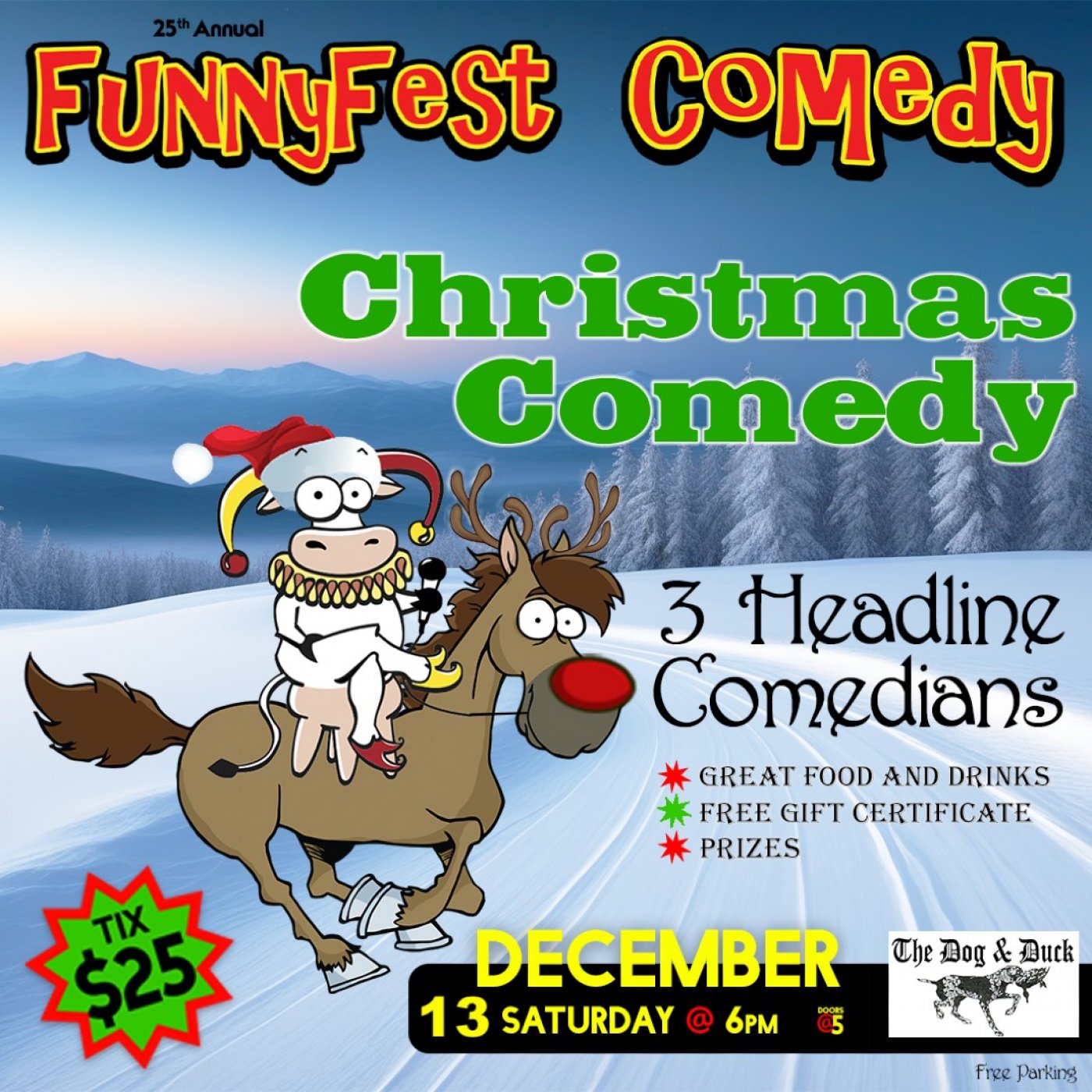 "Christmas Funny" - FunnyFest Comedy Show - Saturday Dec. 13, 13 December | Event in Calgary | AllEvents