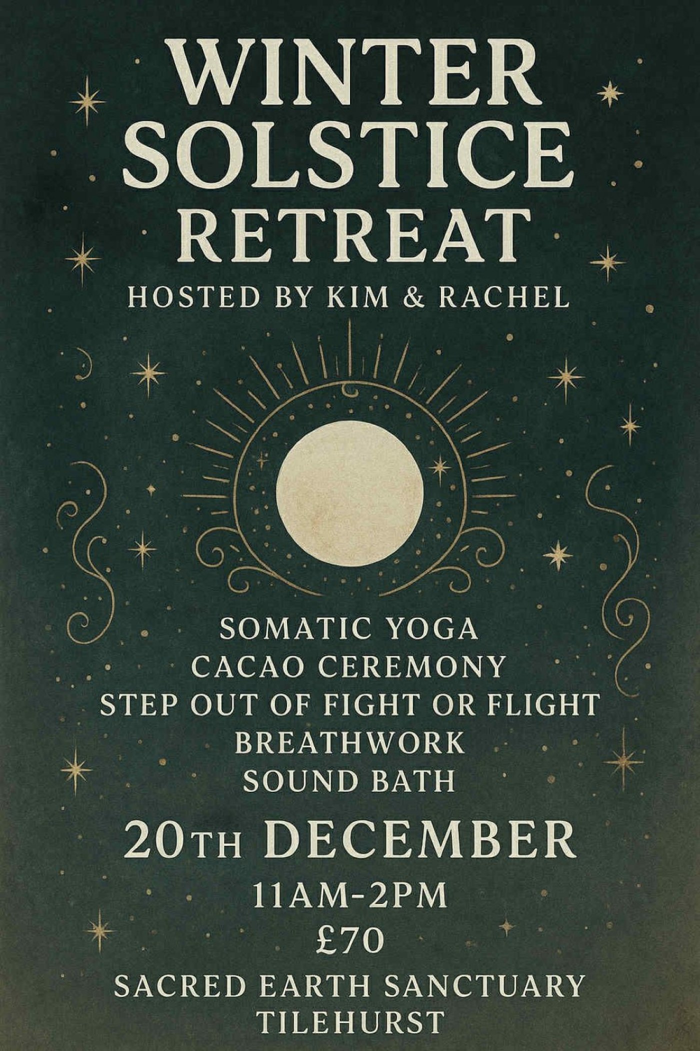 Winter Solstice Retreat with Rachel & Kim, 20 December | Event in Reading | AllEvents