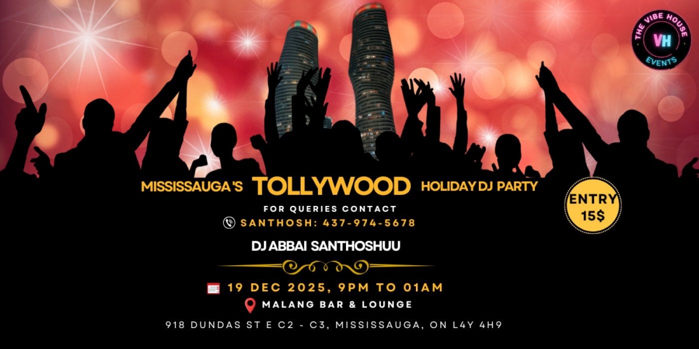 Mississauga Tollywood DJ Night, 19 December | Event in Mississauga | AllEvents