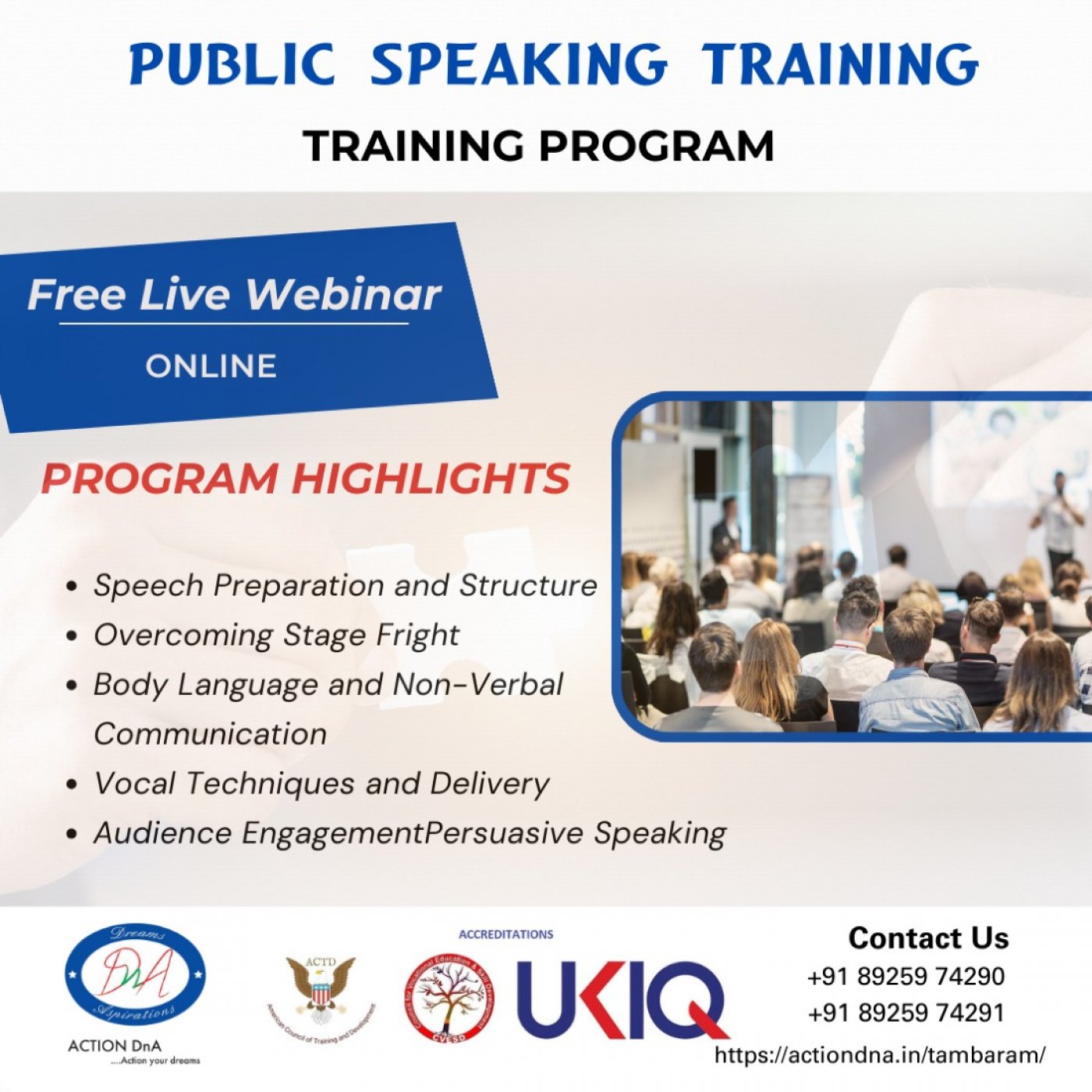 🎤 Public Speaking Training – Tambaram, 6 December | Online Event | AllEvents