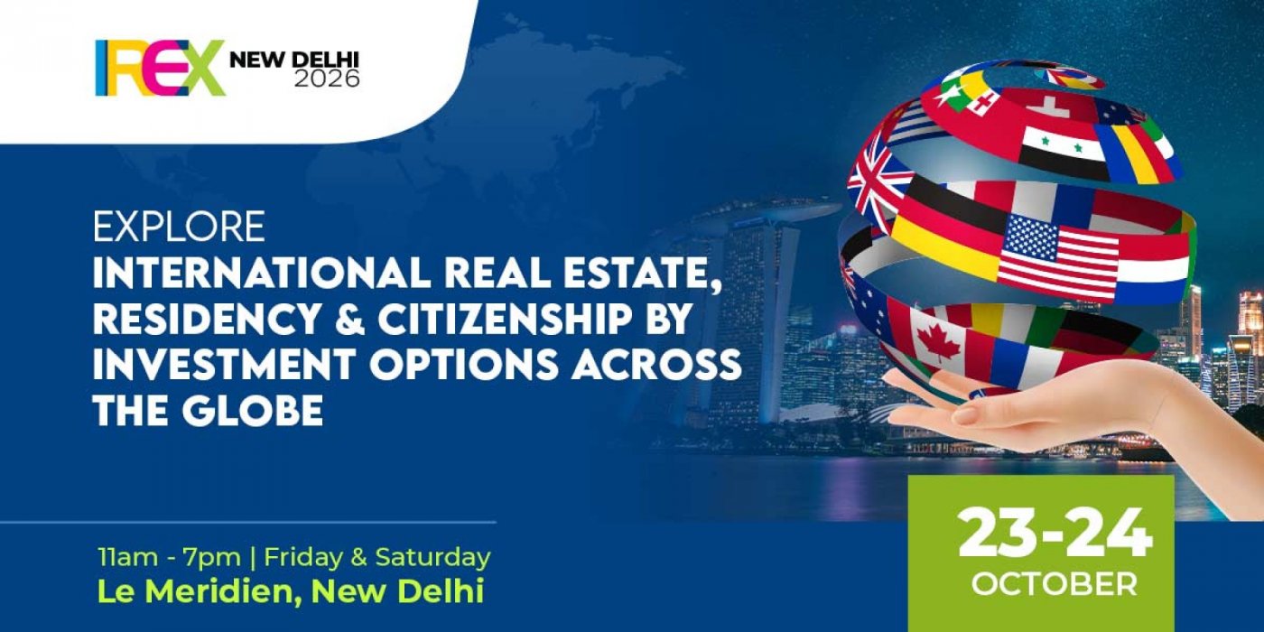 IREX2026, New Delhi: International Real Estate & Immigration by Investment Show, 23 October | AllEvents