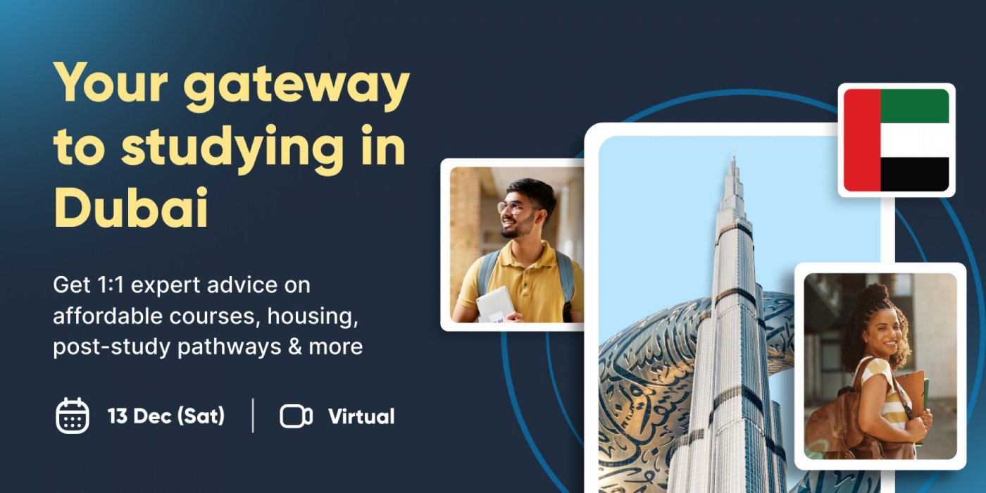 Dubai Admissions Day, 13 December | Online Event | AllEvents