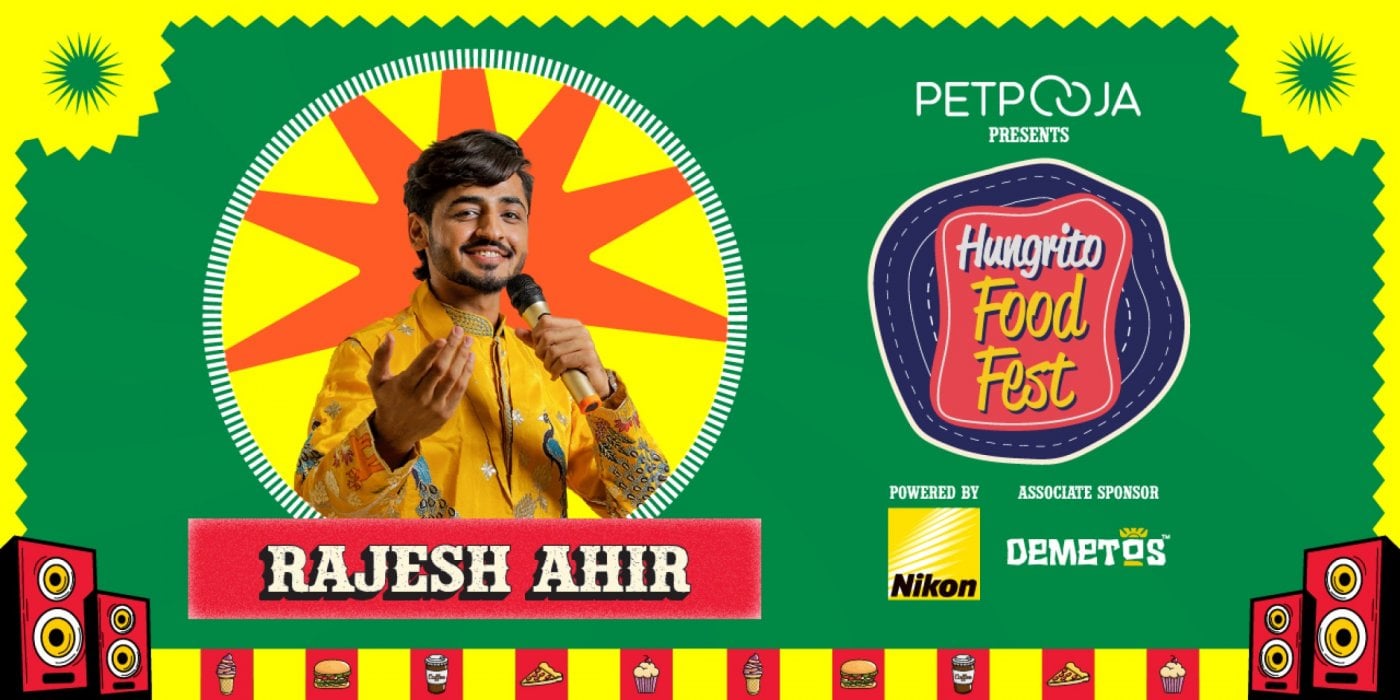 Rajesh Ahir at Hungrito Food Fest 8.0, 27 December | Event in Ahmedabad | AllEvents