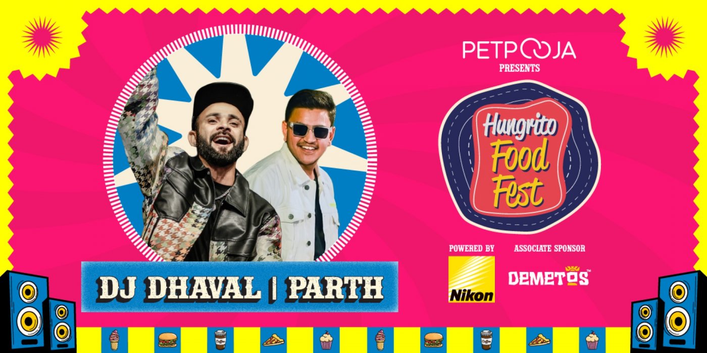 NYE 2026 Party at Hungrito Food Fest 8.0 ft. DJ Dhaval + Parth, 31 December | Event in Ahmedabad | AllEvents
