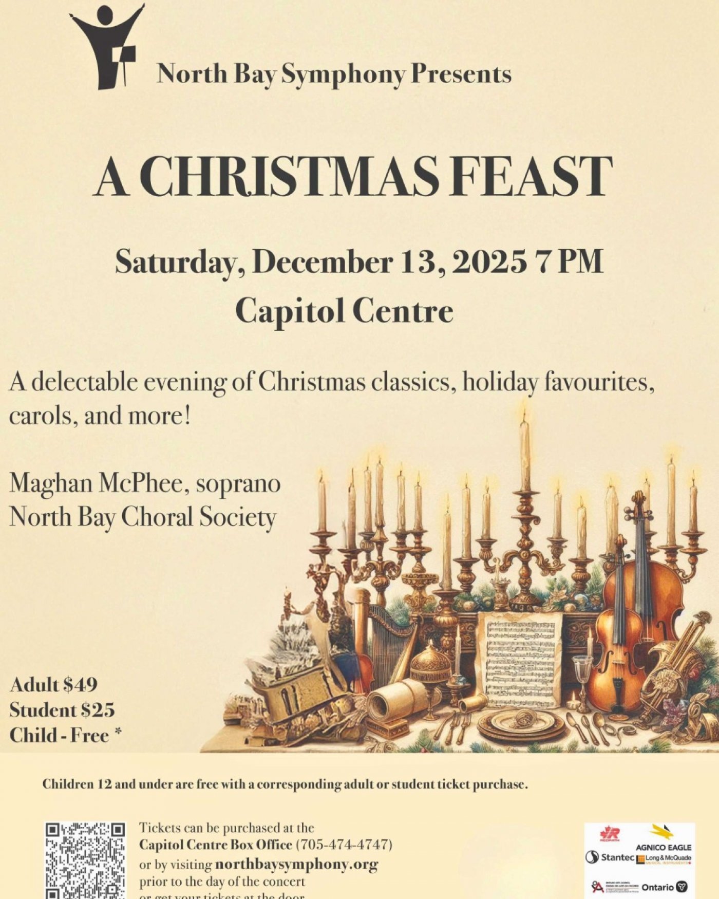 NBSO presents "A Christmas Feast", 13 December | Event in North Bay | AllEvents