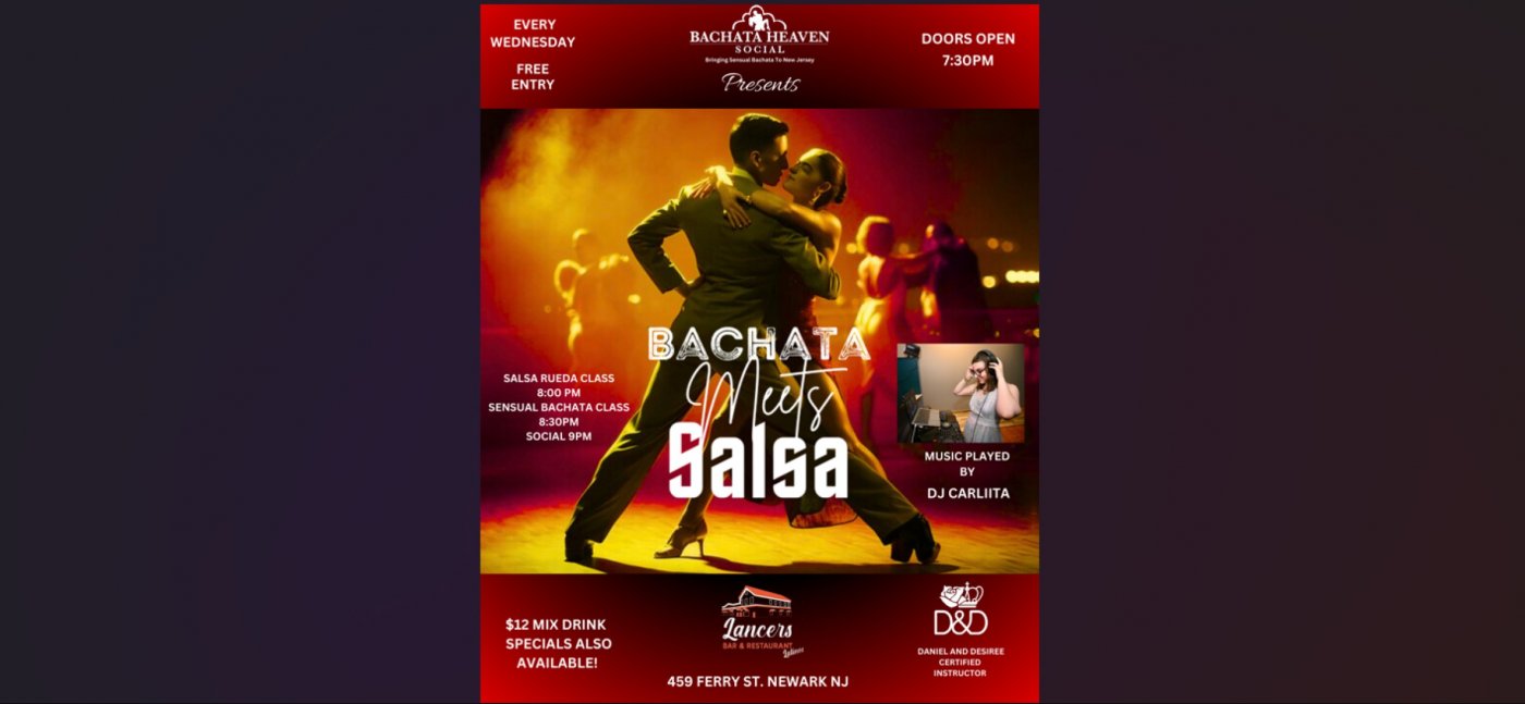 Bachata Meets Salsa (FREE ENTRANCE AND CLASS) | Event in Newark | AllEvents