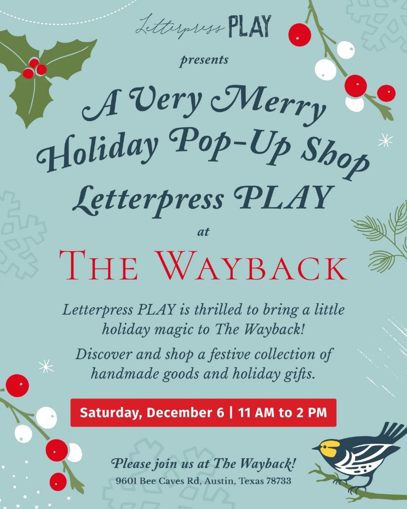 Holiday Pop-Up Shop at The Wayback | Event in Austin | AllEvents