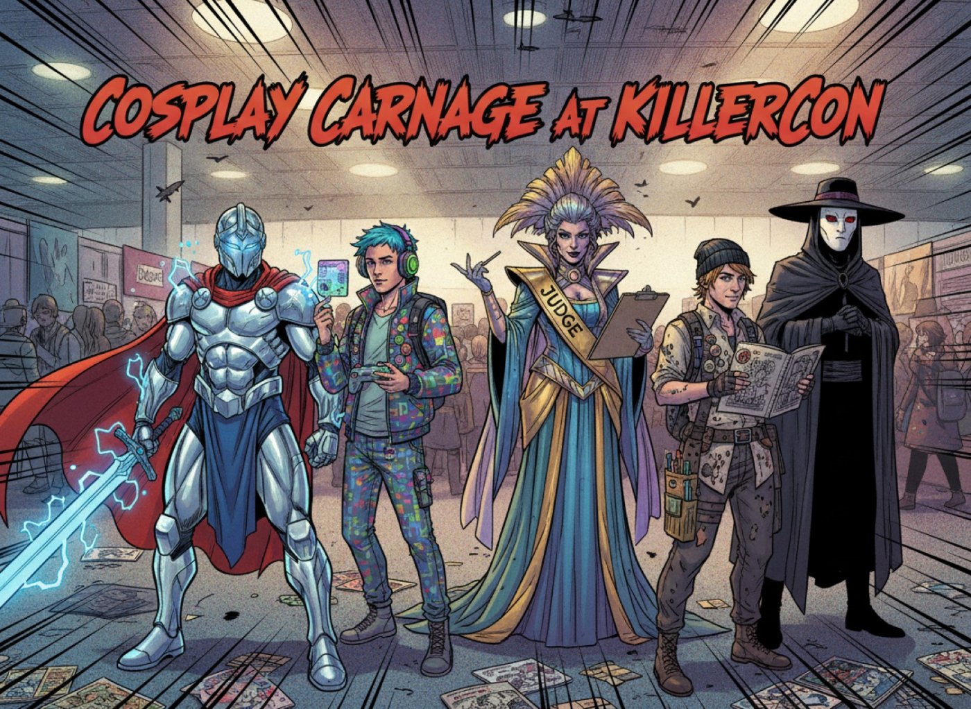 Cosplay Carnage at KillerCon – Murder Mystery