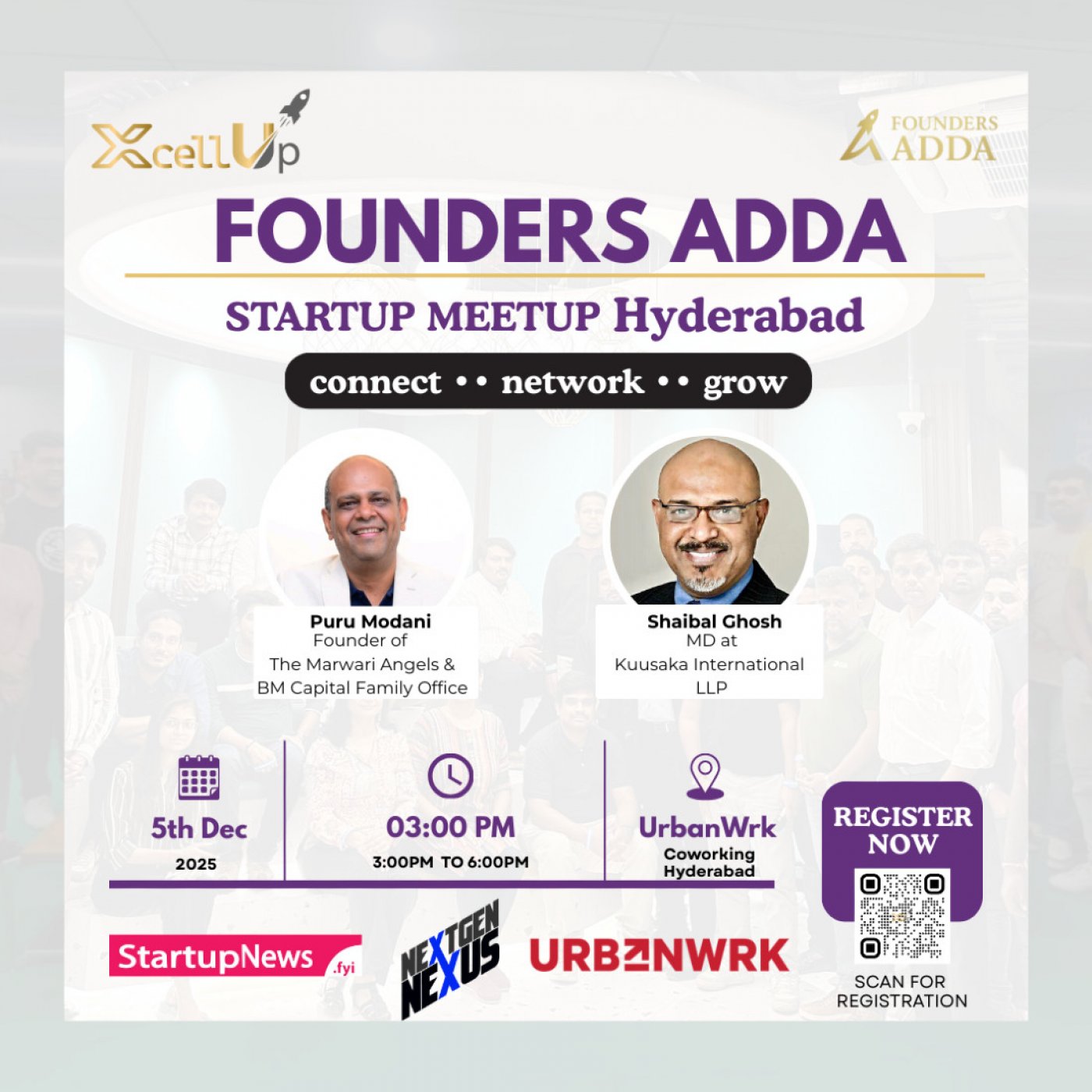 Founders Adda Startup Meetup Hyderabad
