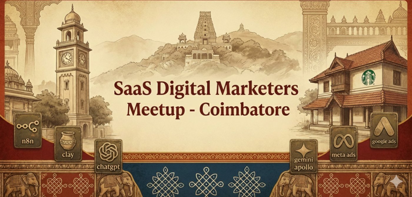 SaaS Digital Marketers Meetup, 18 December | Event in Coimbatore | AllEvents