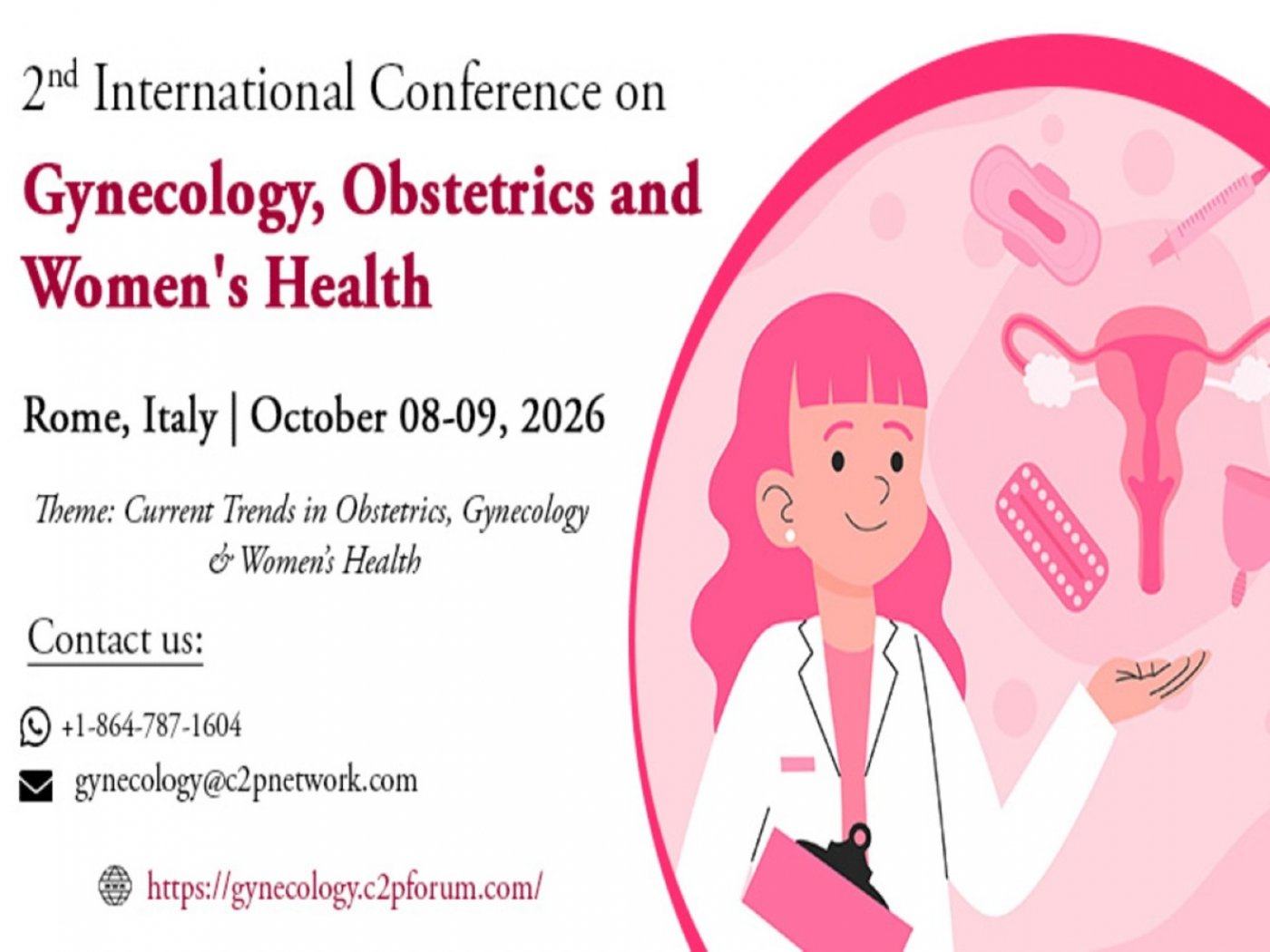 2nd International Conference on Gynecology, Obstetrics and Women's Health, 8 October | Event in Guidonia | AllEvents