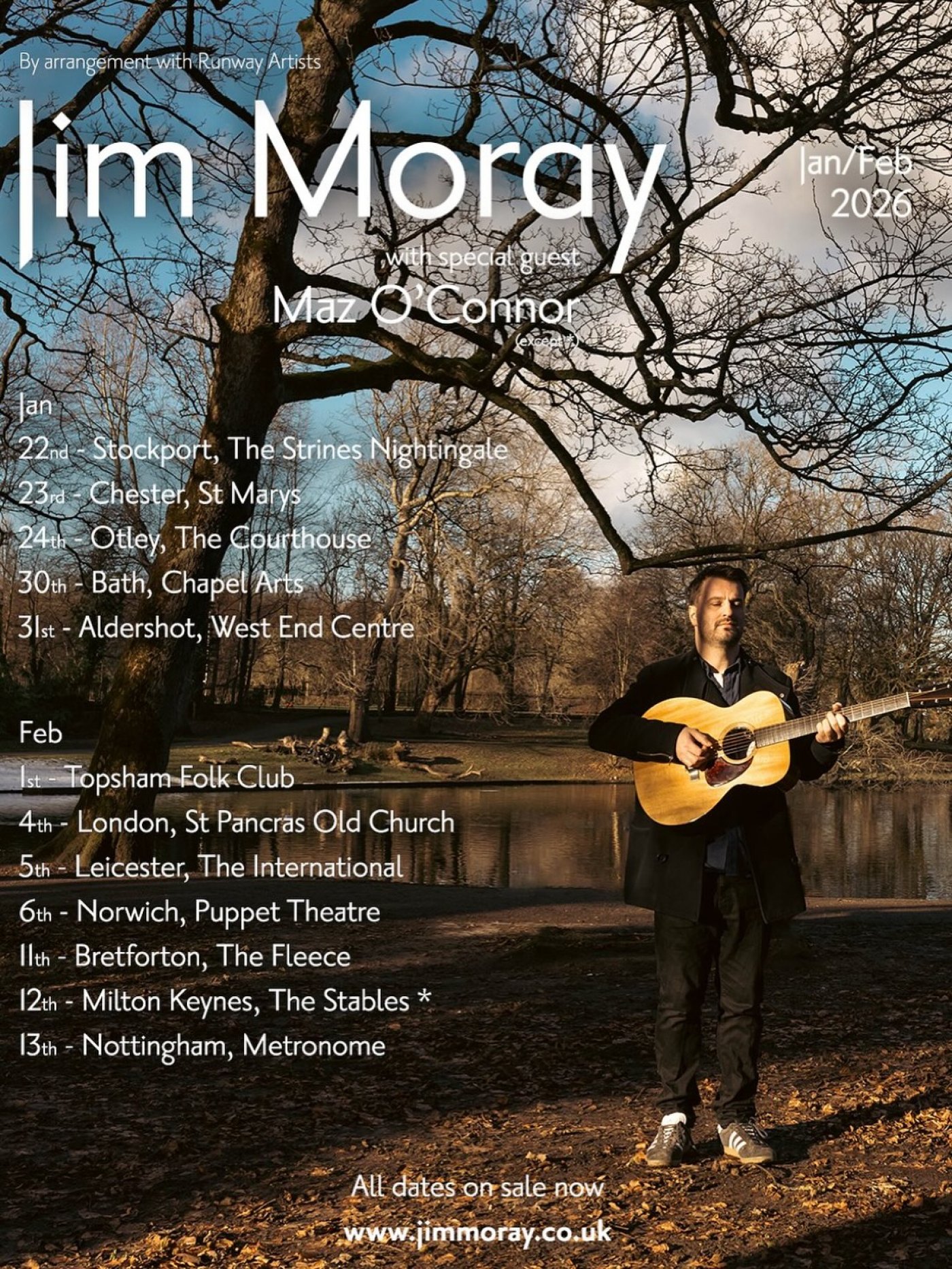 Jim Moray with special guest Maz O'Connor, 23 January | Event in Chester | AllEvents