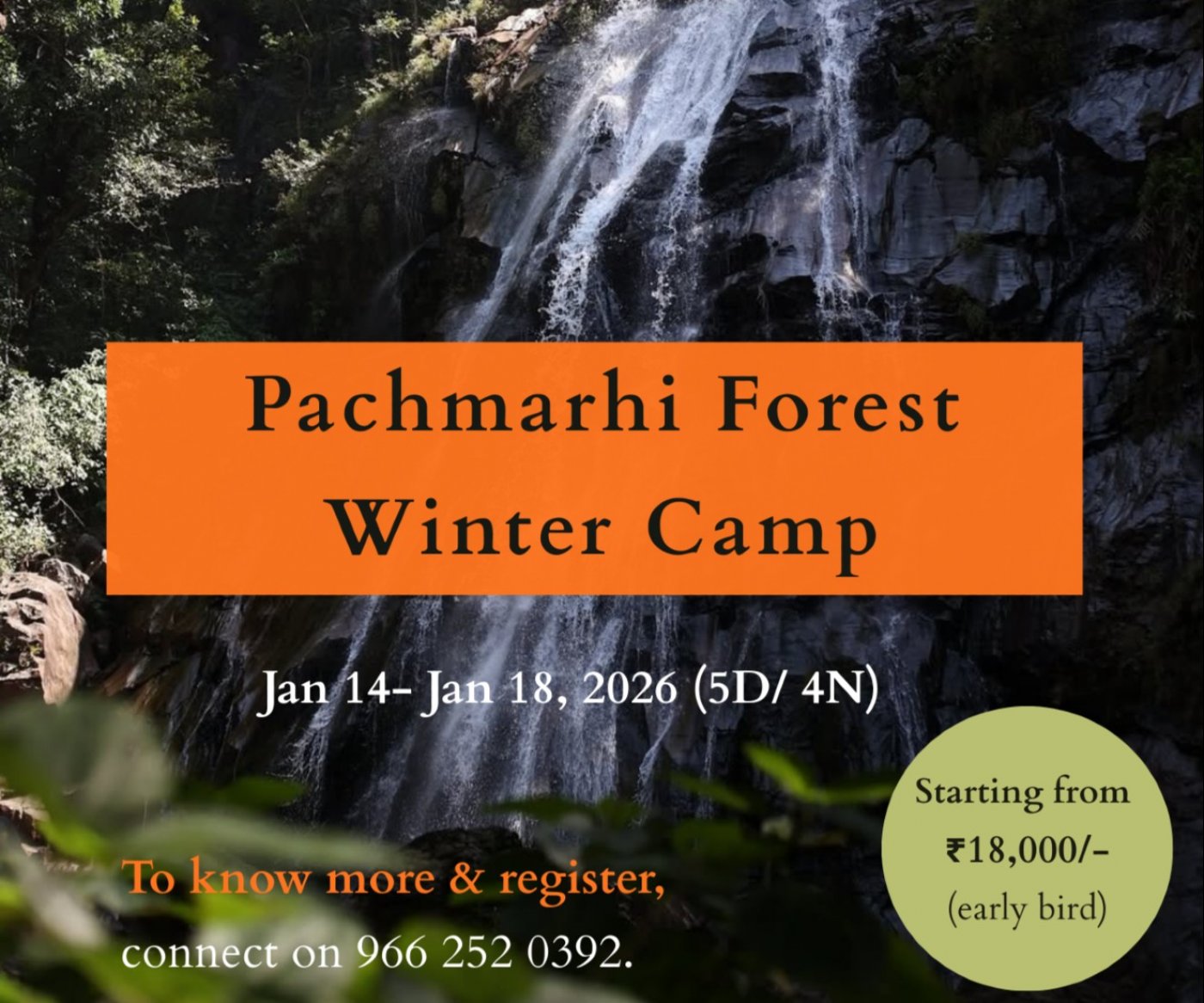 Pachmarhi Forest Winter Camp, 14 January | AllEvents