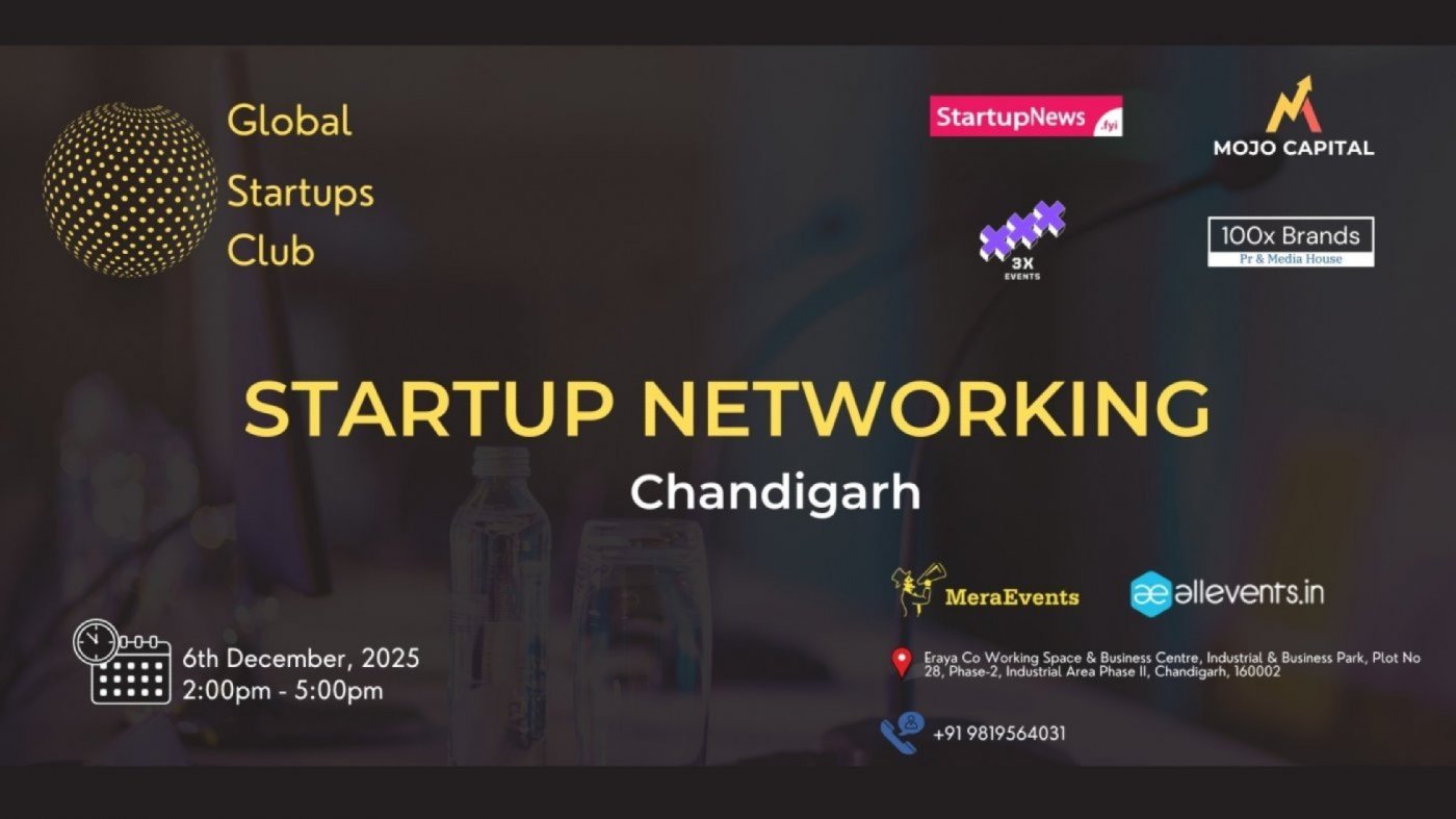 Global Startups Club | Startup Networking Chandigarh, 6 December | Event in Chandigarh | AllEvents