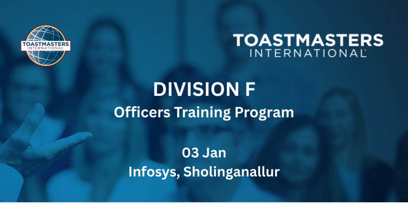 Officers Training Program | Division F, 3 January | Event in Chennai | AllEvents