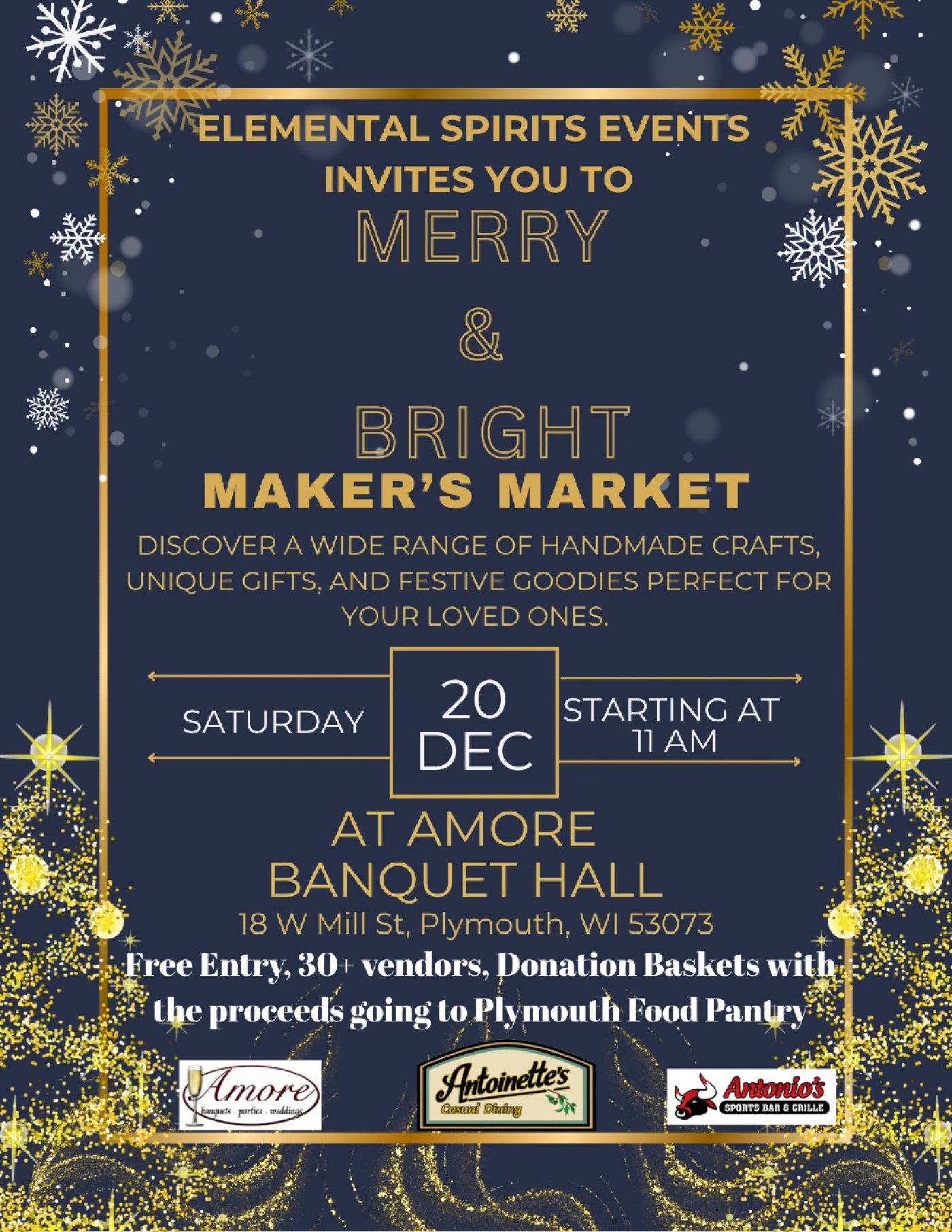  Merry & Bright Maker's Market, 20 December | Event in Plymouth | AllEvents