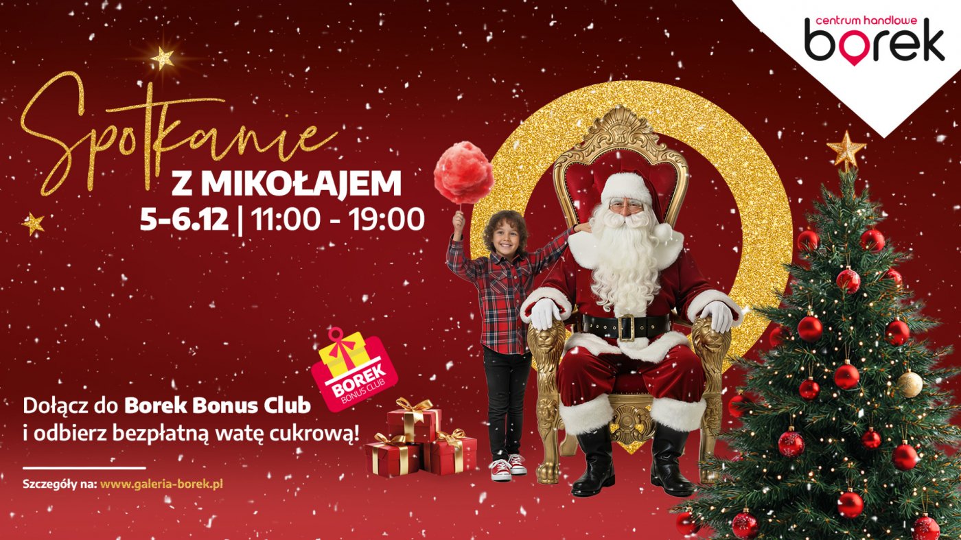 Świąteczne zdjęcia z Mikołajem w Centrum Handlowym Borek , 5 December | Event in Wroclaw | AllEvents