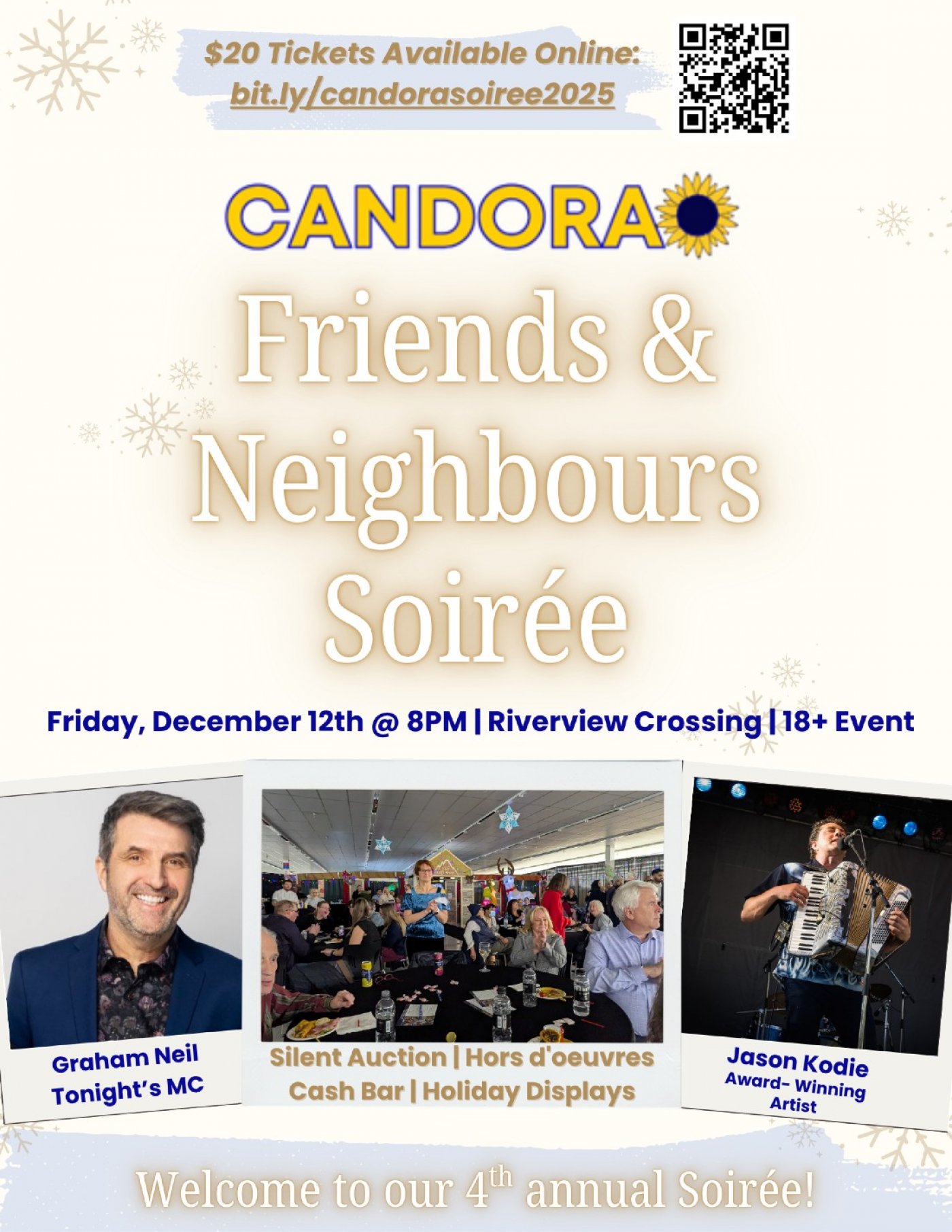 CANDORA Friends & Neighbours Soirée, 12 December | Event in Edmonton | AllEvents