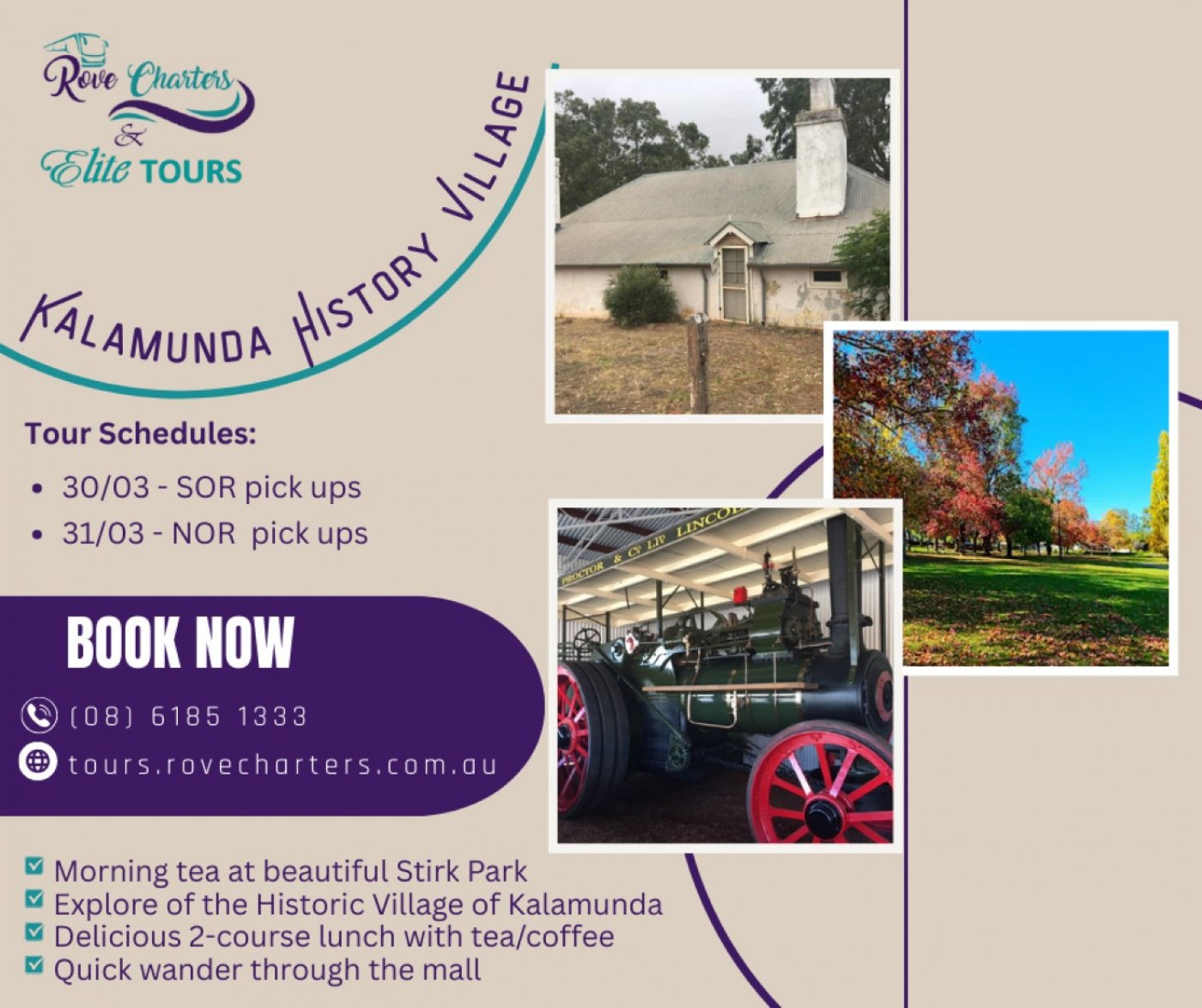 Travel club - Kalamunda History Village, 30 March | Event in Carmel | AllEvents