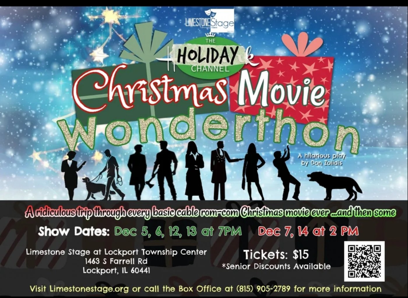 Limestone Stage Presents "The Holiday Channel Christmas Movie Wonderthon" | Event in Lockport | AllEvents