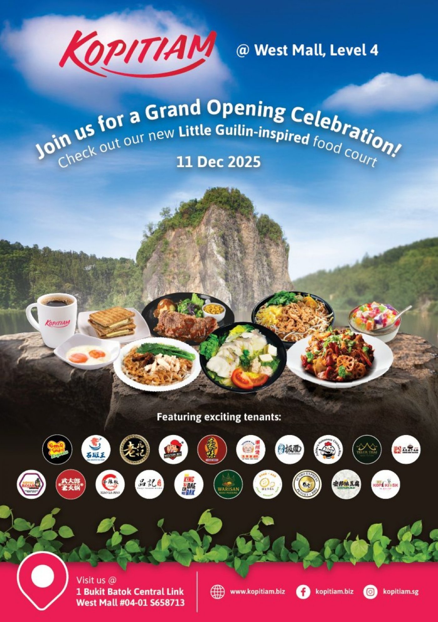Kopitiam @ West Mall opens this 11 Dec!, 11 December | Event in Singapore | AllEvents