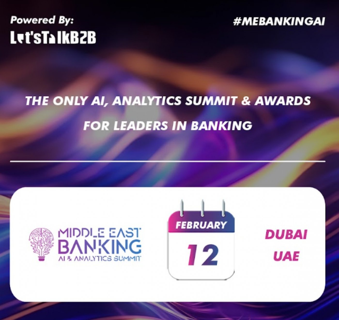 11th Middle East Banking AI & Analytics Summit 2026, 12 February | Event in Dubai | AllEvents