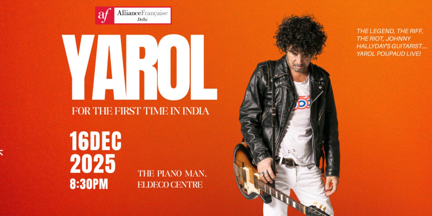 Yarol Poupaud Live, 16 December | Event in New Delhi | AllEvents