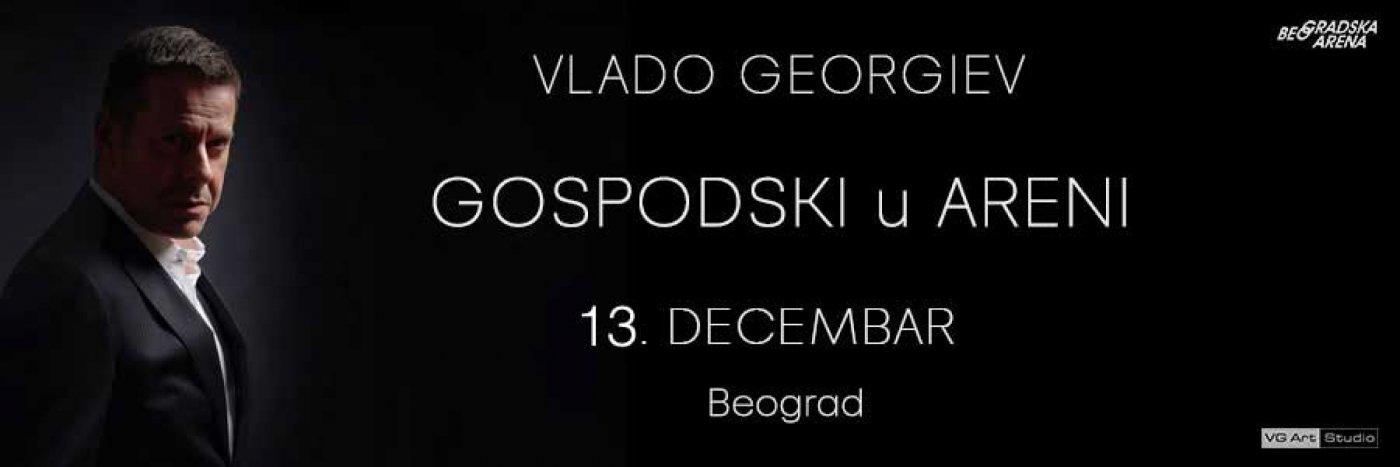 Prevoz na Koncert Vlado Georgiev 13.12.2025. iz Novog Sada | Event in Novi Sad | AllEvents