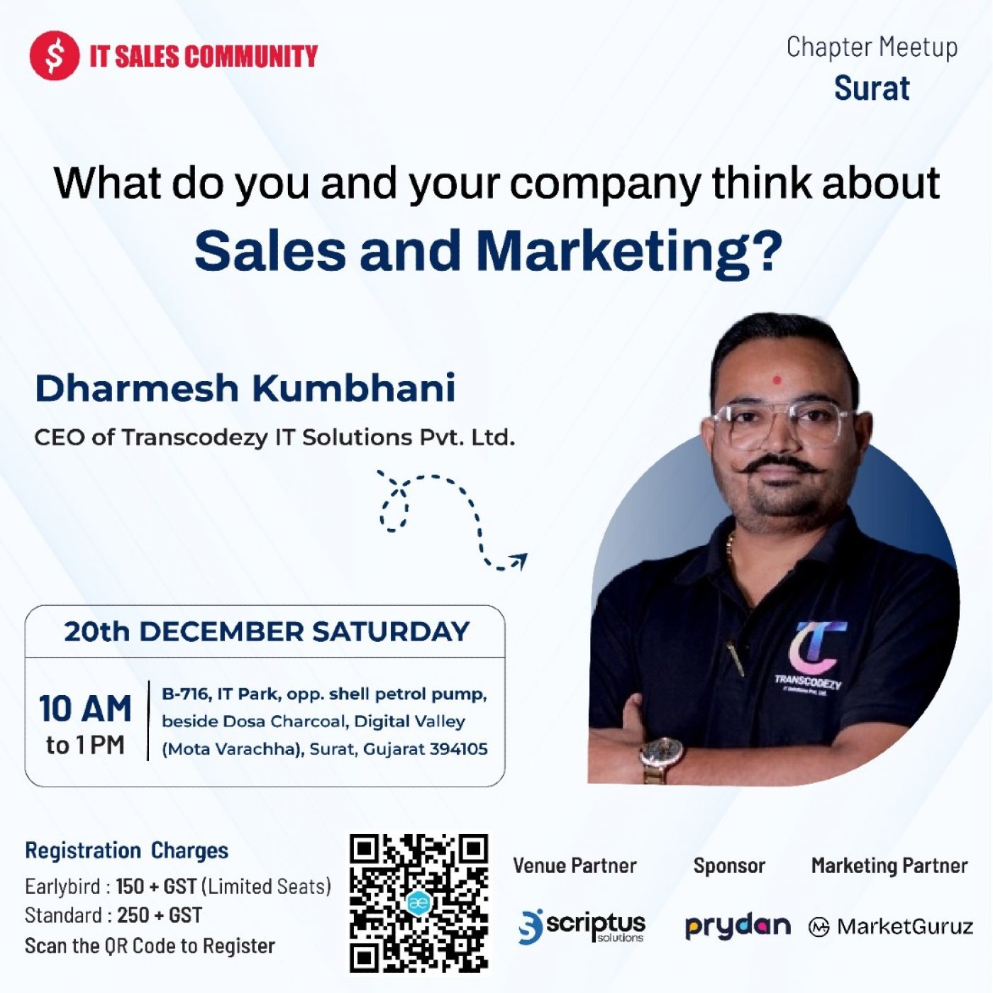 What do you and your company think about sales and marketing?, 20 December | Event in Surat | AllEvents