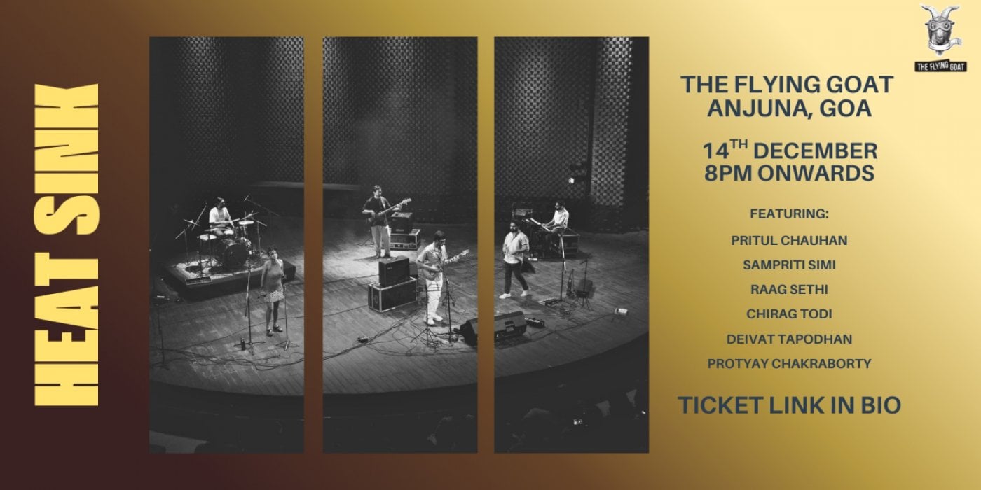 Heat Sink (live) @ The Flying Goat, Goa, 14 December | Event in Mapusa | AllEvents
