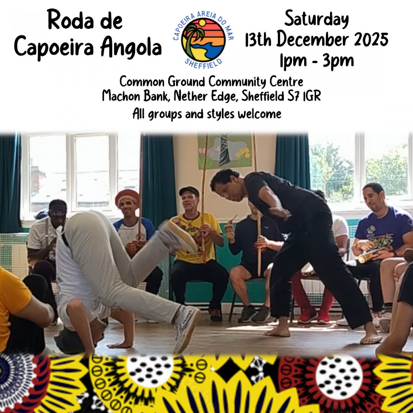 Capoeira Angola Open Roda, 13 December | Event in Sheffield | AllEvents