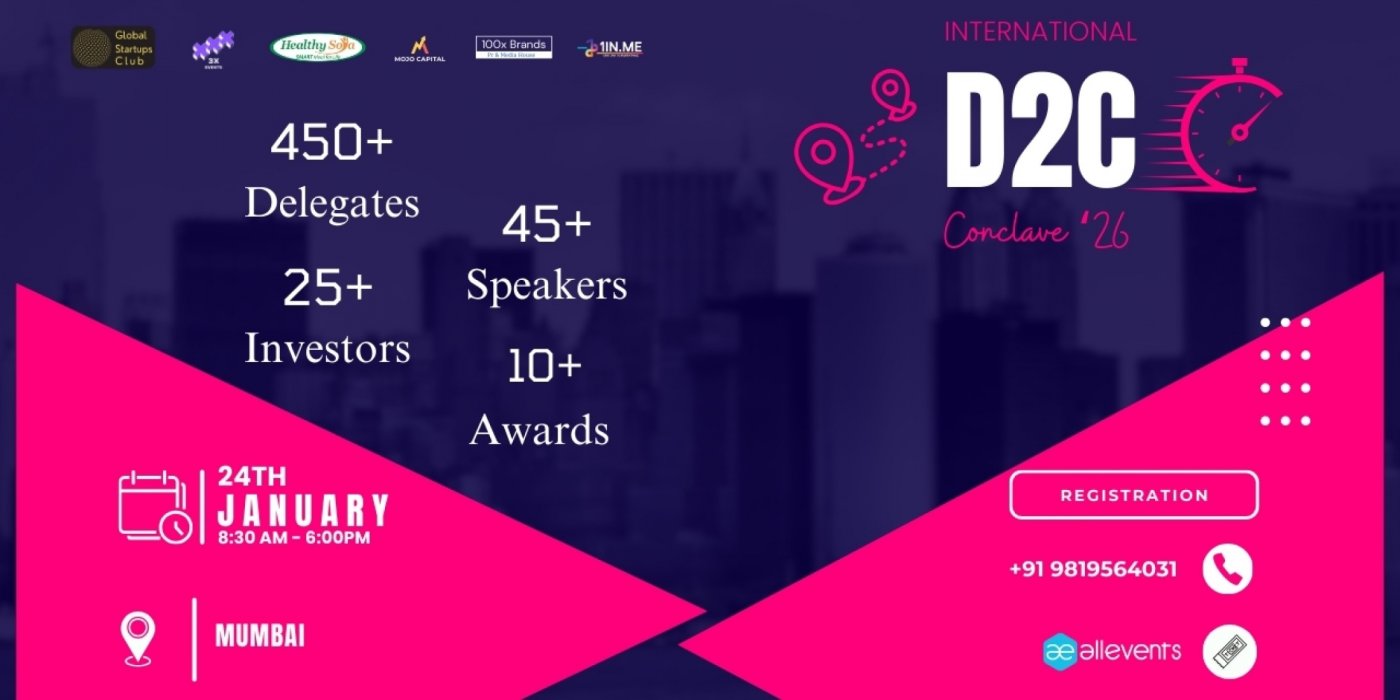 International D2C Conclave'26 | Mumbai 2026, 24 January | Event in Mumbai | AllEvents