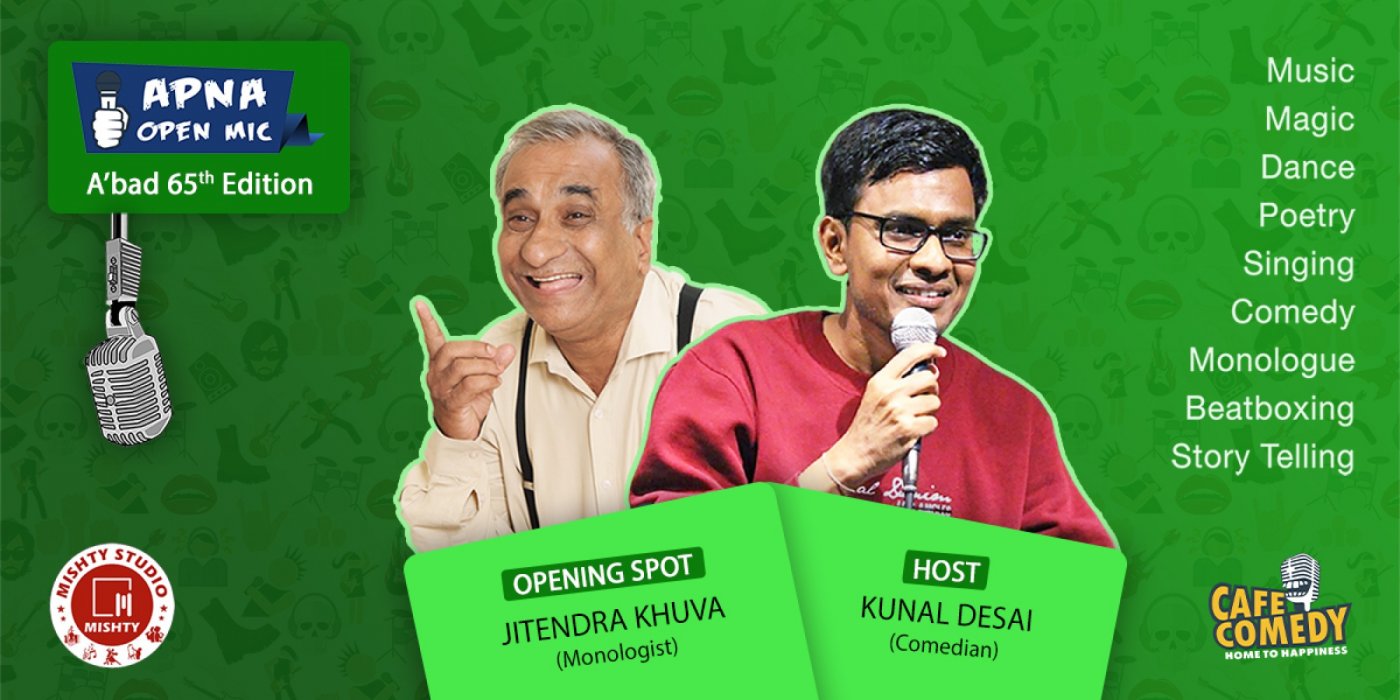 Apna Open Mic - Ahmedabad - 65th Edition, 26 December | Event in Ahmedabad | AllEvents