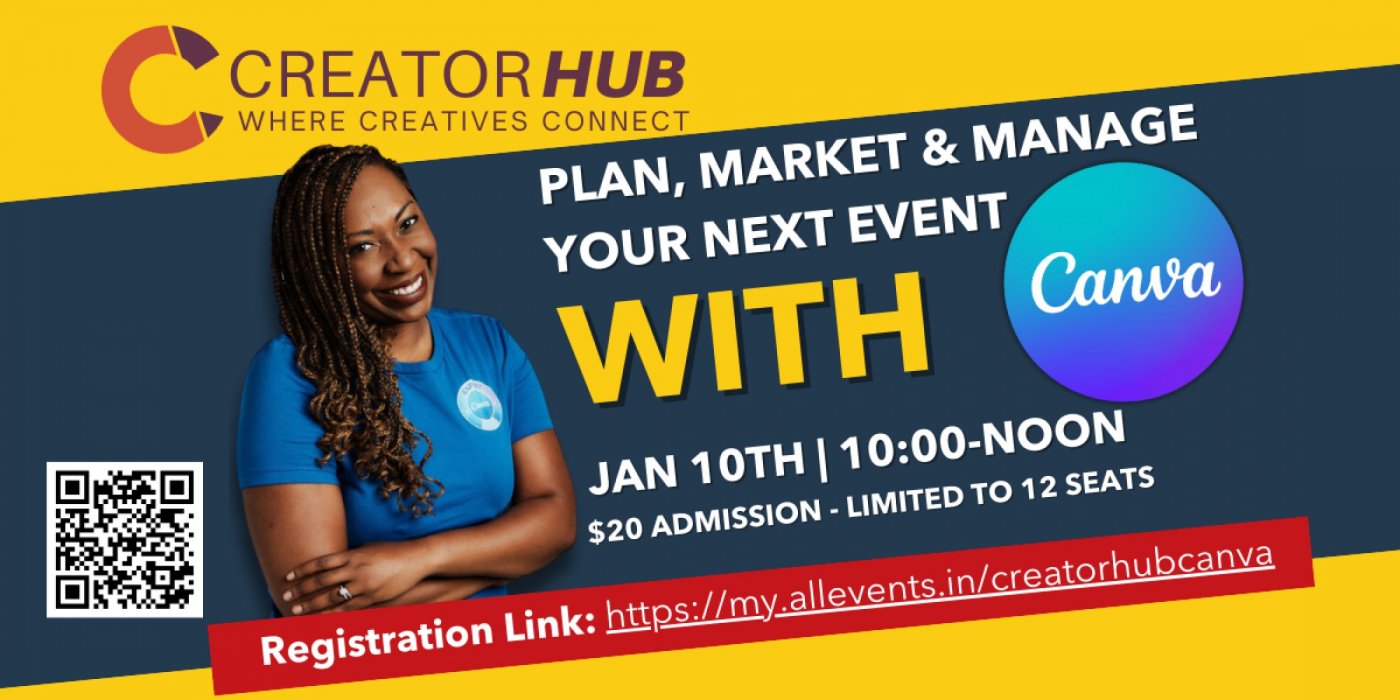 Plan, Market & Manage Your Next Event with Canva, 10 January | Event in Charlottesville | AllEvents