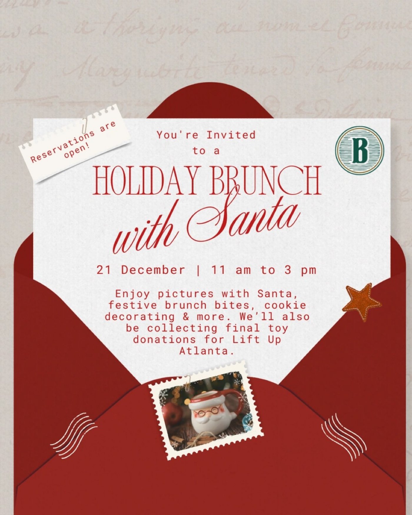 Santa Claus is Coming to Boone’s for a Holly Jolly Holiday Brunch, 21 December | Event in Atlanta | AllEvents