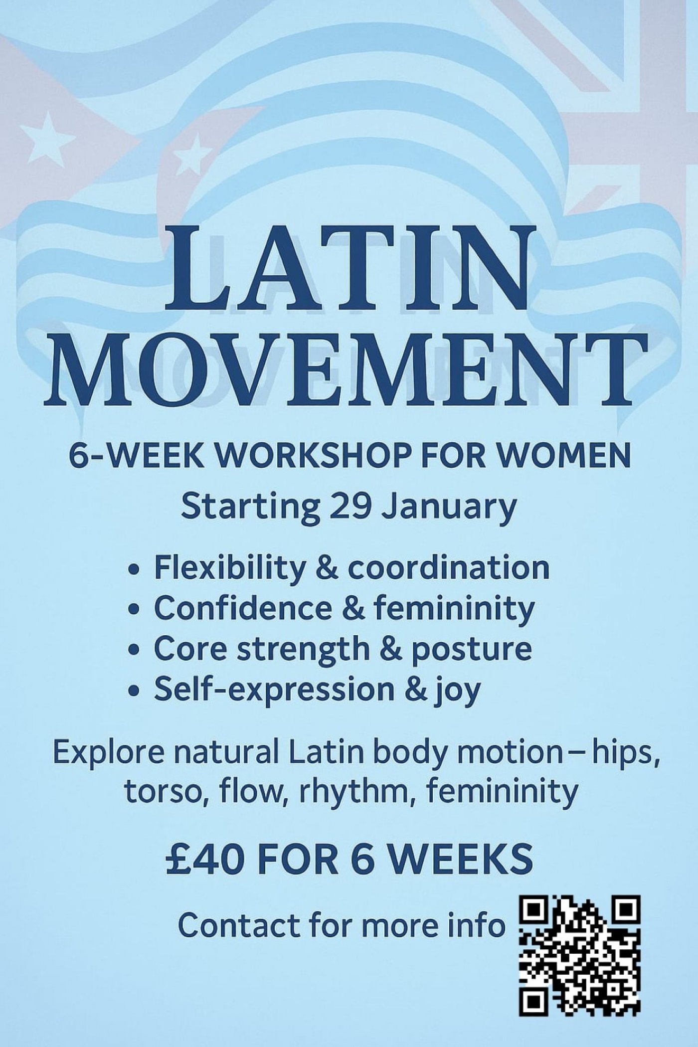 🌺 Ladies  Latin Movement Workshop – Ladies Only, 29 January | Event in Didcot | AllEvents
