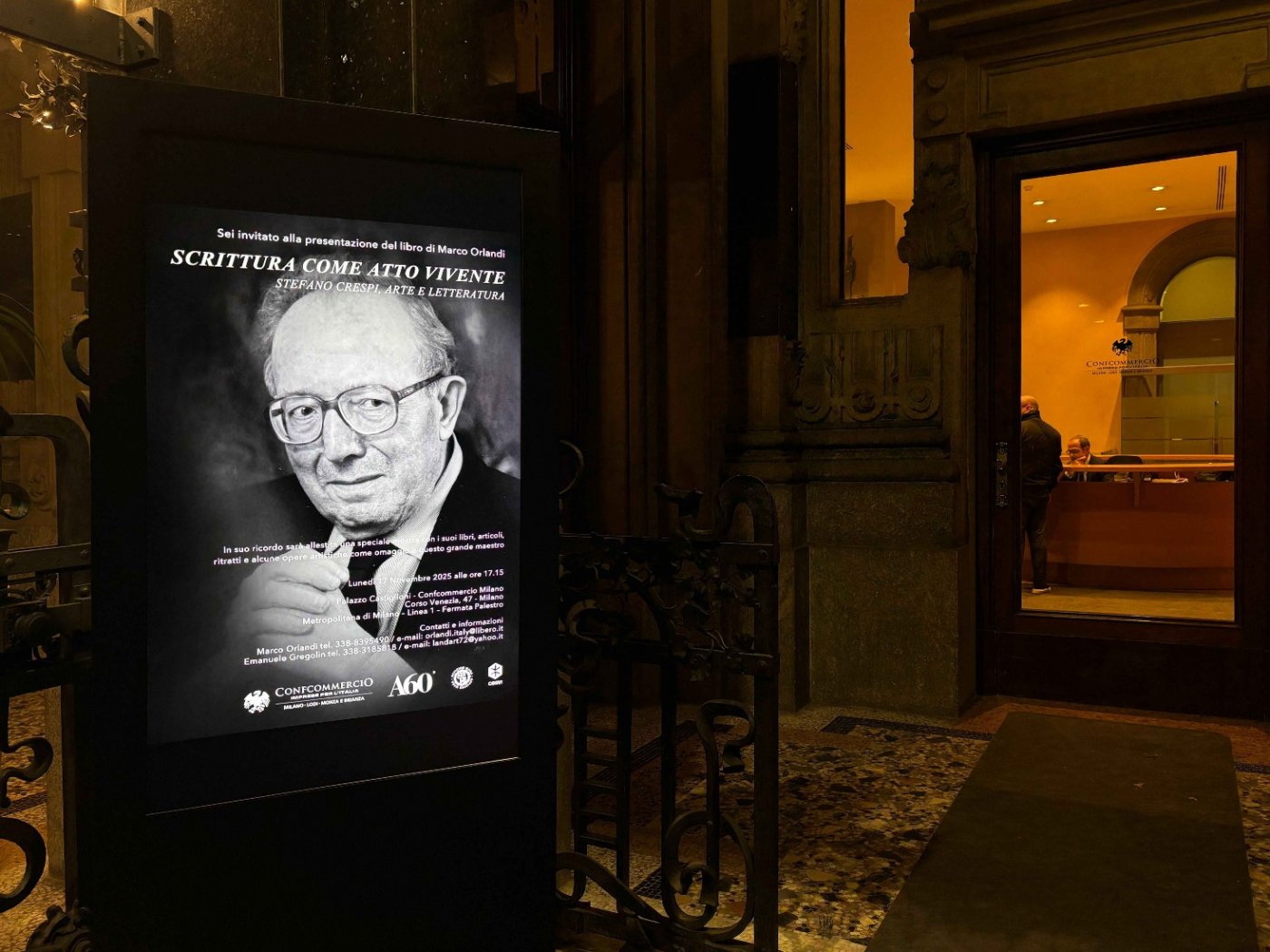 Scrivere come atto vivente: Arte e letteratura di Stefano Crespi, 17 December | Event in Milano | AllEvents