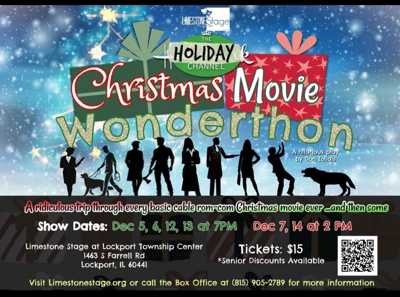 Limestone Stage Presents "The Holiday Channel Christmas Movie Wonderthon", 12 December | AllEvents