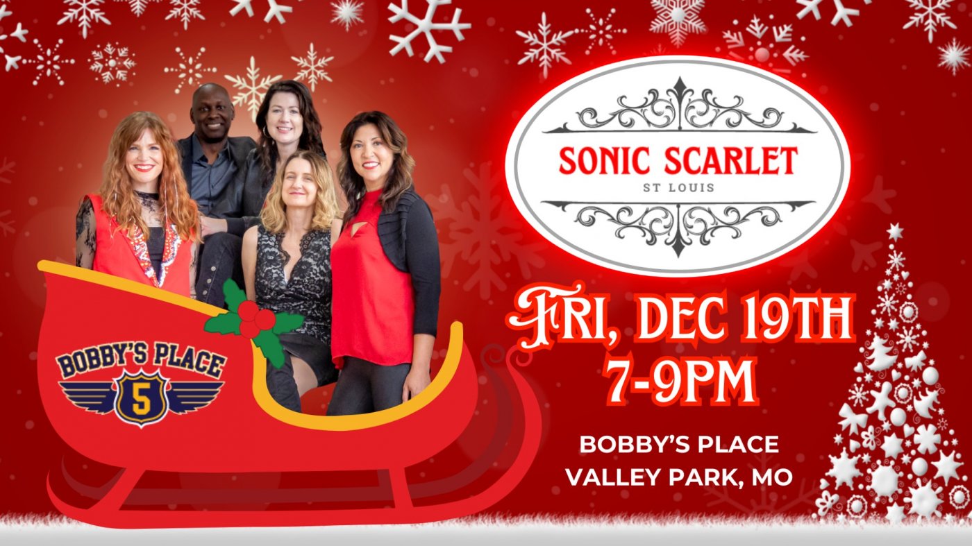 Live Music: Sonic Scarlet Holiday Fun at Bobby’s Place, 19 December | Event in Valley Park | AllEvents