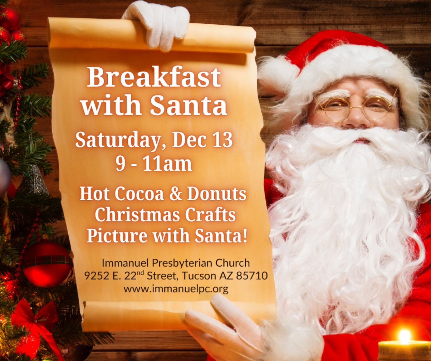 Breakfast with Santa, 13 December | Event in Tucson | AllEvents