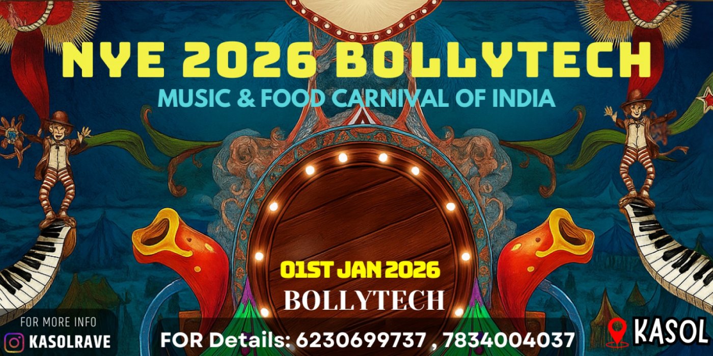 NYE 2026 BOLLYTECH, 1 January | Event in Kasol | AllEvents