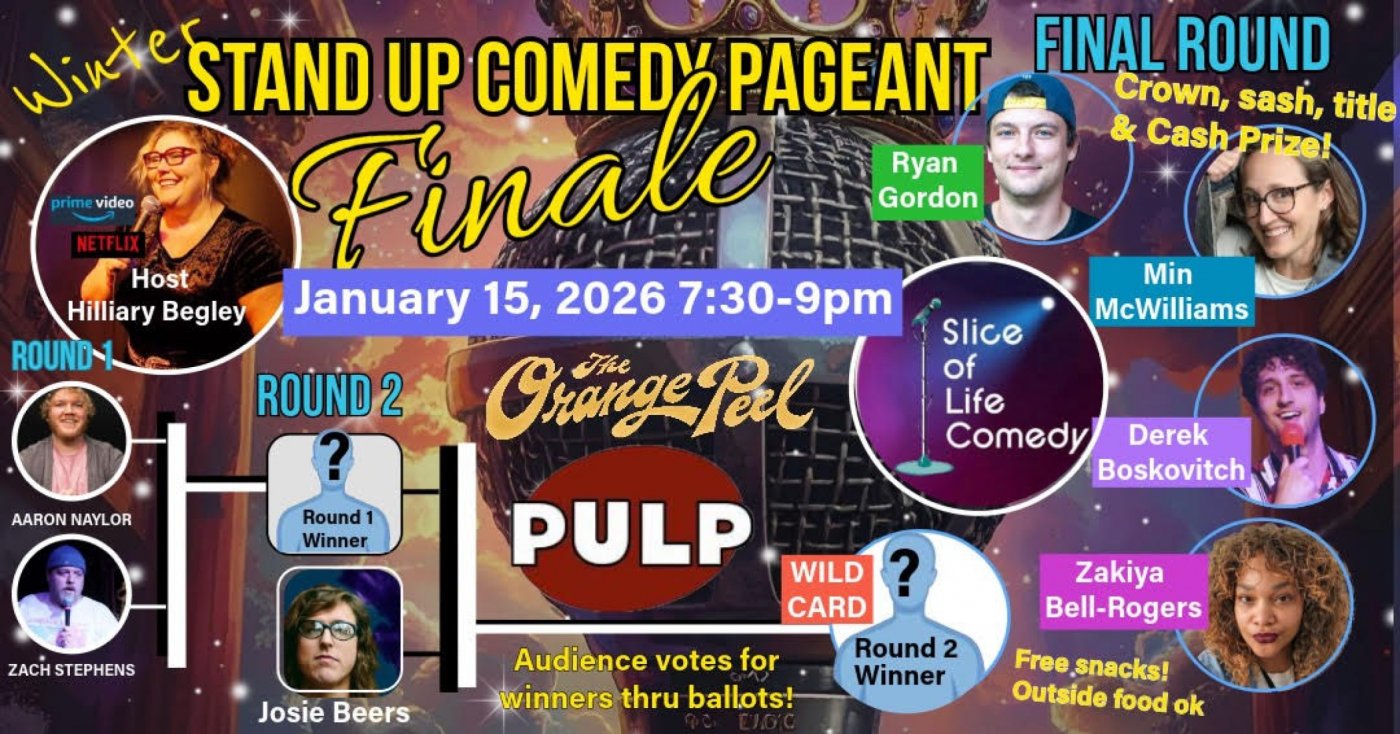 Slice Standup Comedy Pageant Winter Finale, 15 January | Event in Asheville | AllEvents