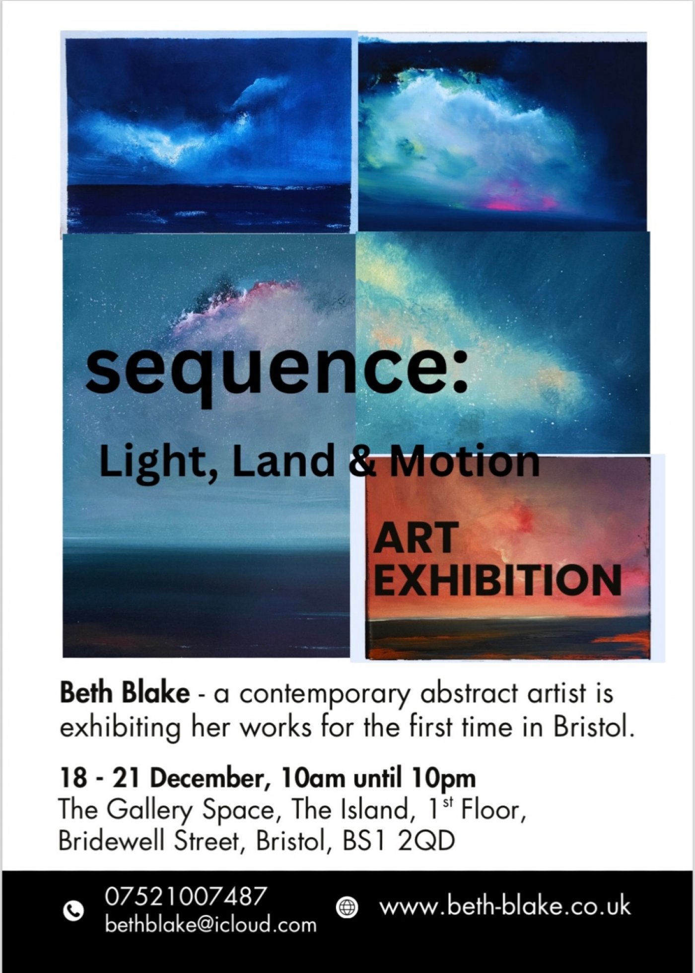 Sequence : Light, Land & Motion, 18 December | Event in Bristol | AllEvents