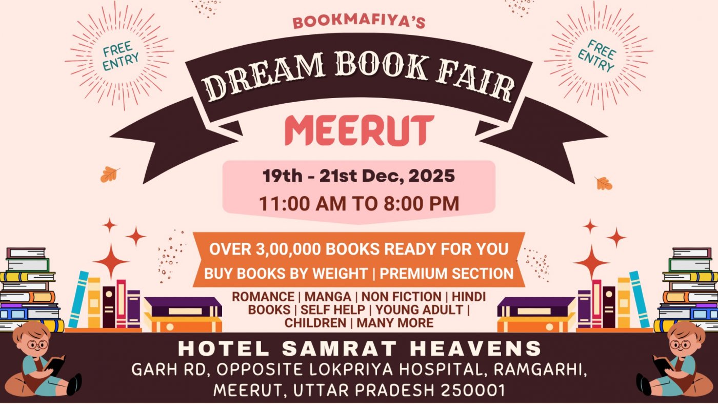 BookMafiya's Dream Book Fair - MEERUT, 19th - 21st Dec, 2025, 19 December | Event in Meerut | AllEvents