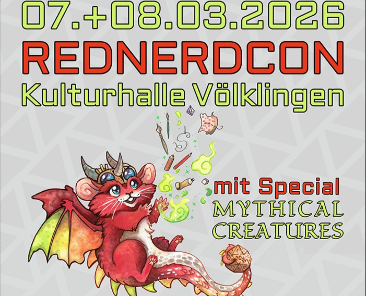 REDNERDCON - Die Con für Artists, Cosplay und Crafting, 7 March | Event in Völklingen | AllEvents