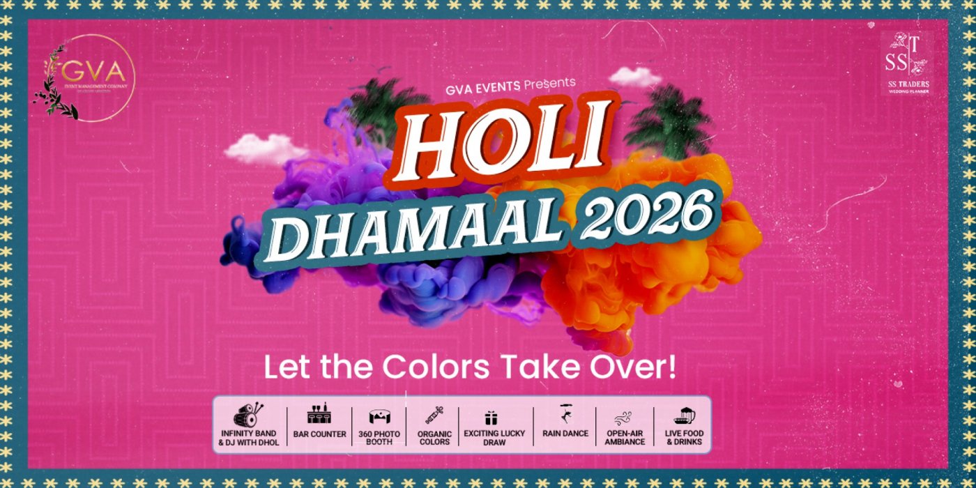 Holi Dhamaal 2026 "The 7th Edition with Grand Celebration", 4 March | Event in Noida | AllEvents