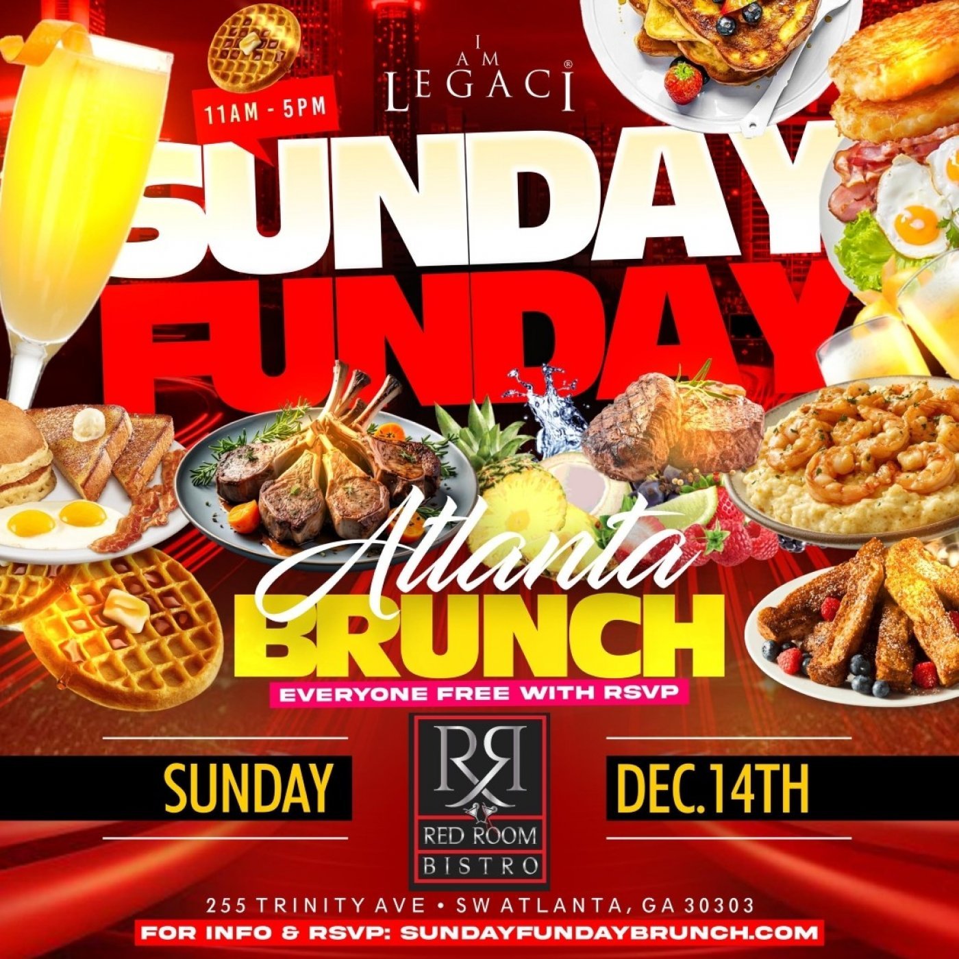 SUNDAY FUNDAY BRUNCH + DAY PARTY (Each & Every Sunday | Downtown Atlanta), 14 December | Event in Atlanta